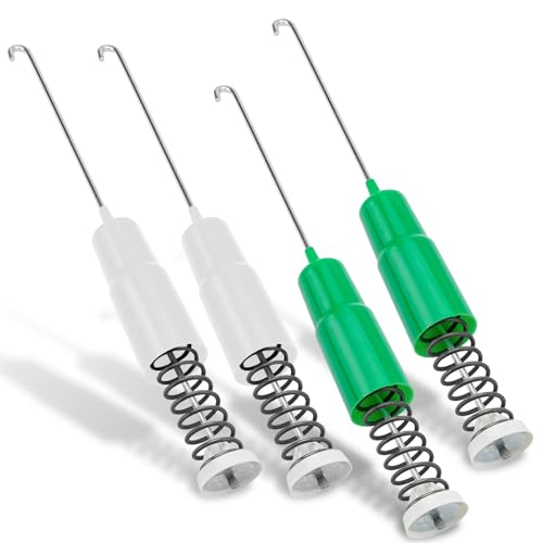 WH16X26911 & WH16X26910 Washer Suspension Rod Kit (4PCS) - Replaces WH16X24144 WH16X24145 Compatible with GE Washers GTW335ASN2WW GTW335ASN1WW GTW460ASJ5WW GTW465ASN1WW GTW680BSJ3WS-by Sikawai