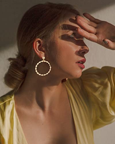 Clip On Earrings For Women Girls Rhinestone Clip On Hoop Earrings Women Clip On Dangle Earrings Non Pierced Earrings Jewelry Gifts For Women (Champagne) #TOP3
