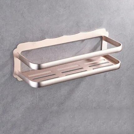 Shower Caddy Black Aluminium Bathroom Shelf Shower Basket Bathroom Shampoo Holder Storage Rack Bathroom Accessories Bathroom Organizer Color