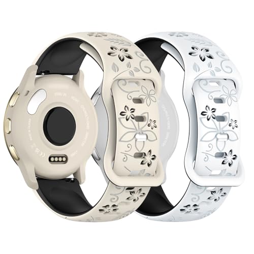 ԕoh Garmin Venu 3S/ Venu 2SΉ 18mm c[g[ \tgVR L[g X|[cXgbv Forerunner 265S/ 255S/ Vivoactive 4S/ Vivomove 3Sp p (X^[