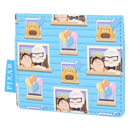 Image of Loungefly Disney: Pixar - Up - Small Card Holder with 3 Card Slots - Great for Kids & Adults - Collectible Wallets | Cute card holder