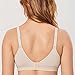 DELIMIRA Women's Wireless Bras Plus Size Full Coverage Smooth Seamless Comfortable Unlined Bra Beige 34B