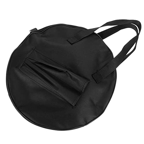 BESPORTBLE Dumb Drum Practice Pad Carry Bag Durable Oxford Cloth Drum Carrying Case for Dumb Drum Drumsticks Lightweight Compact Design for Easy Portability Versatile Storage