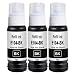 Produktbild Doree 104 Tinte, 3er-Pack Schwarz, kompatibel mit Epson 104 EcoTank Tintenflaschen  geeignet für Epson EcoTank ET-2862,ET-2710, ET-2711, ET-2712, ET-2714, ET-2715, ET-2720, ET-2726, ET-4700