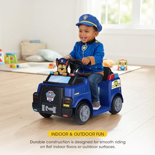 Paw Patrol Chase - 6V Kids Ride-On Car with Rechargeable Battery and by Voyager - Used condition - Image 4