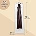 Juvale Clear Plastic Garment Bag - Dress Bags for Gowns & Dry Cleaner Covers - Hanging Clothes Organizer & Clothes Storage - 21 x 72 in, Pack of 50