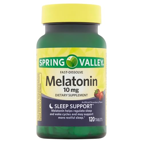 Spring Melatonin 10mg 120 tabletes vegetarianos Extra Strength