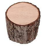 Un travail artisanal exceptionnel : chaque souche est polie et peinte à la main, avec un souci du détail qui témoigne du savoir-faire artisanal. porte-bougie chauffe-plat, socle en bois