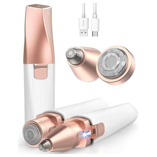 Rasuradora Facial Mujer recortadora de cejas electrica: iFANZETECH Rasuradora Facial Electrica Eliminar el Vello sin Dolor con Luz Smartlight Labio Superior, Barbilla, Mejillas y Cejas Regalo Mujer