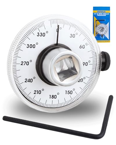 1/2 Torque Wrench & Angle Gauge with Adjustable Arm
