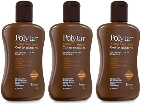 3P Polytar Scalp Coal Tar Shampoo 150ml x3