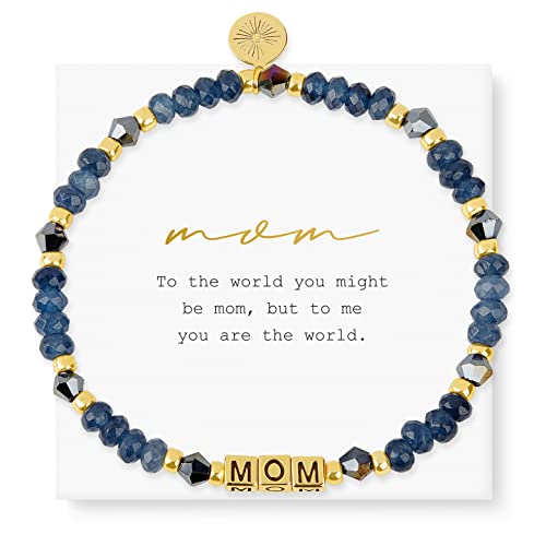 INSPIRED VOICES Family Letter Bracelets - Sister Bracelet, Grandma Bracelet, Mom Bracelet - Sister Gifts for Women