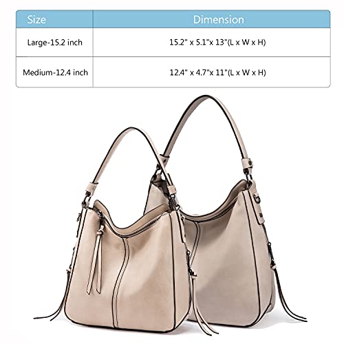 Hobo Bags for Women Ladies Handbags Women Purses Shoulder Bag Tote Bag Large Crossbody Bag Faux Leather - Thumbnail 5
