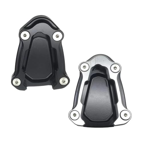 Support latéral moto extension de béquille et plaque protection modification - 3