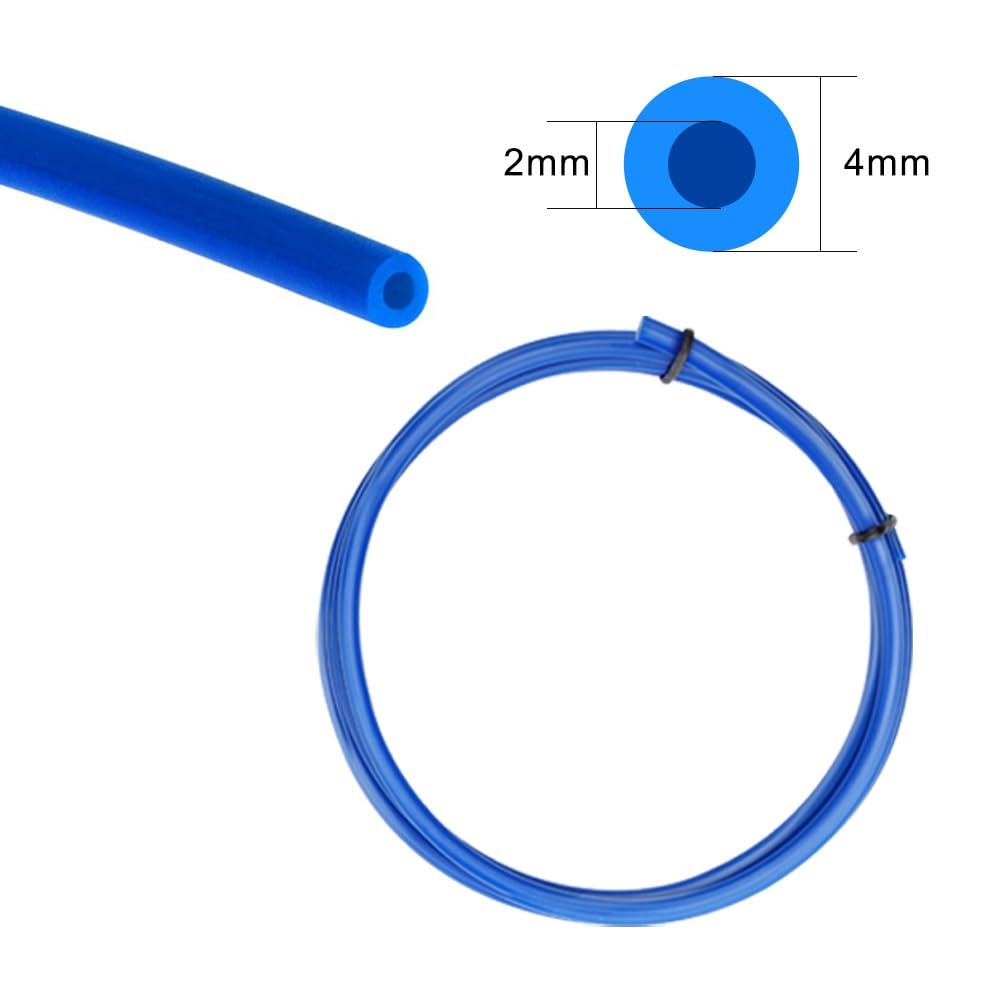 Kit Tubo PTFE 1M para impresora 3D, Tubo Teflón 1M Accesorios para Extrusor Filamento 1,75 mm (2-19 piezas)(19 pcs)