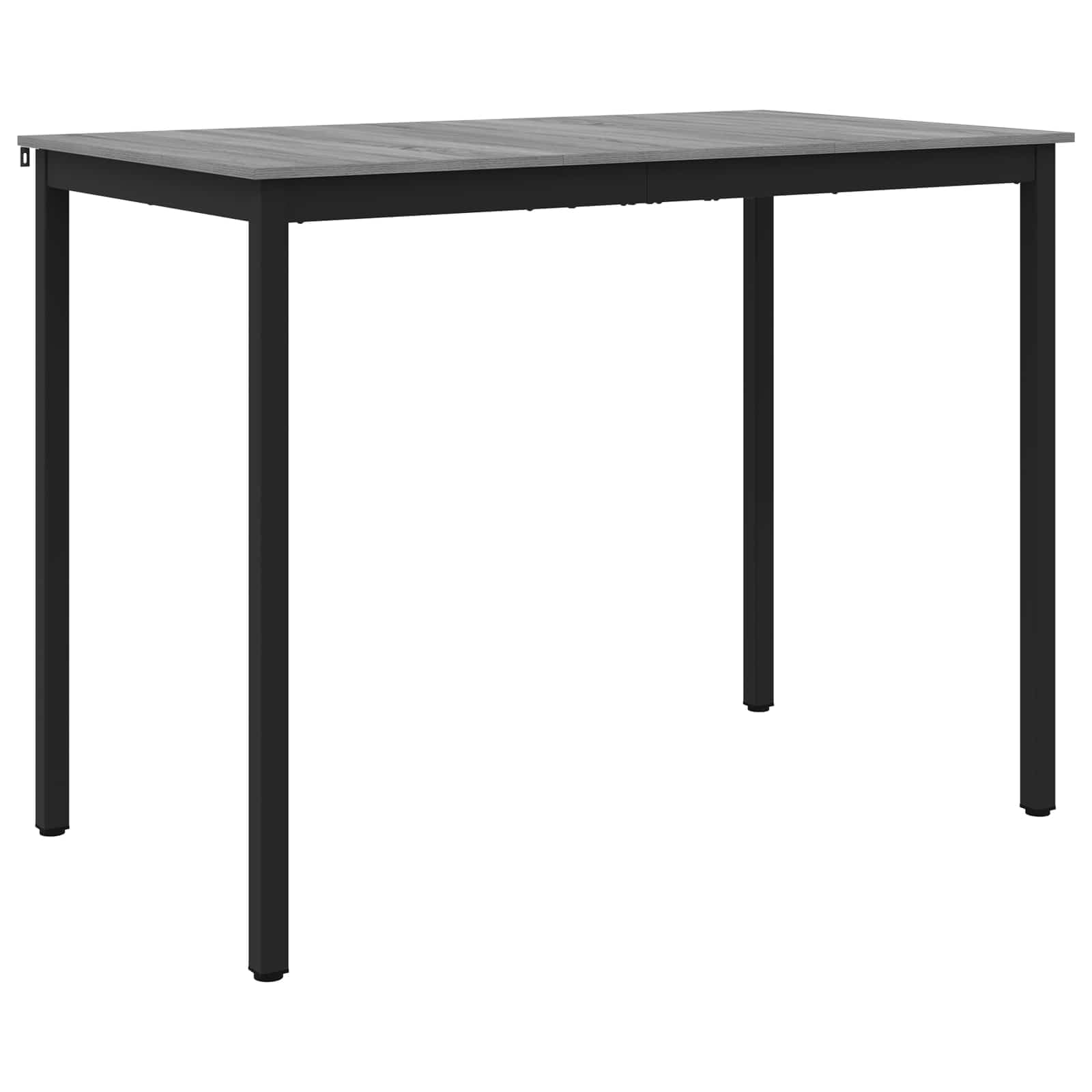 Table haute en bois robuste 140x80cm style industriel chic
