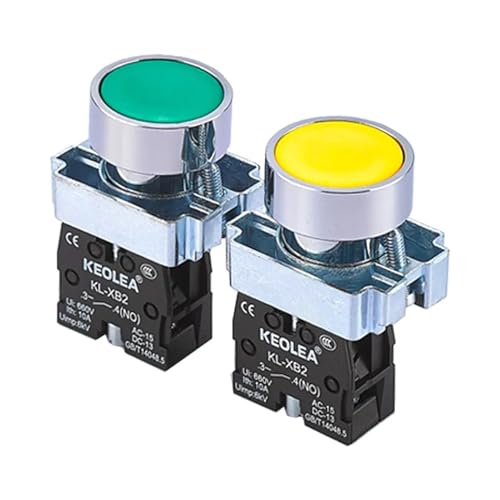 Interrupteur à bouton-poussoir auto-réinitialisation XB2 22mm - 5