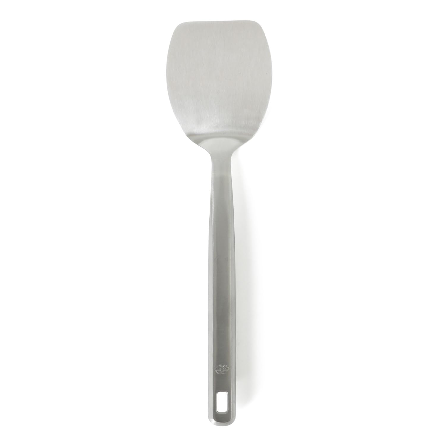 Calphalon Prime Solid Turner, 13-Inch Stainless Steel Solid Spatula, Heat Resistant for Searing and Flipping, Weighted Handle for Balanced Control