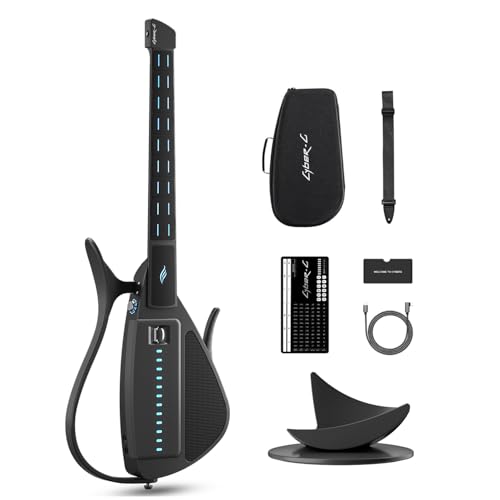 Guitare Smart polyvalente Enya CYBER-G noire pour apprendre facilement