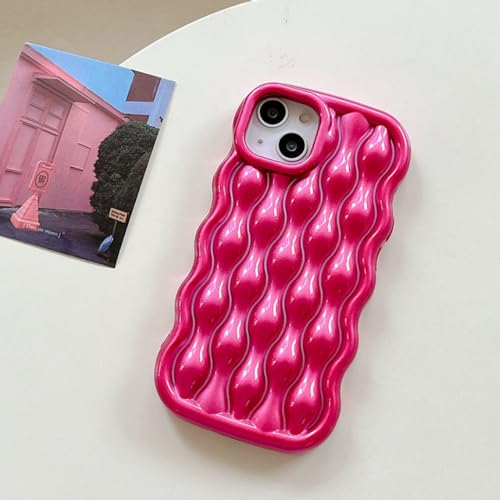 Coque arrière ondulée en silicone antichoc 3D