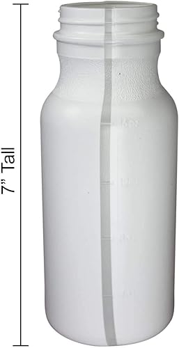 Miniatura 3 de Botellas de agua deportivas de plástico para apretar, tapa de empujejalar, 20 onzas, sin BPA, juego de 8 (tapa roja)