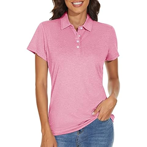 KEFITEVD Polo Deportivo de Manga Corta para Mujer Cover
