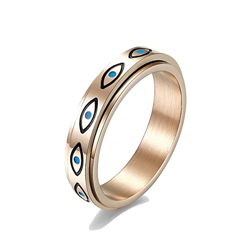 Anneau de spinner Horus bague originale pour lovers et duo de style cool band