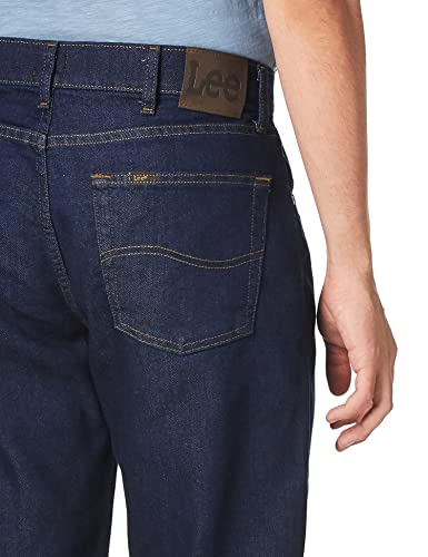 Image of Lee Men's Cotton Blend and Polyester Regular Fit Straight Leg Jeans