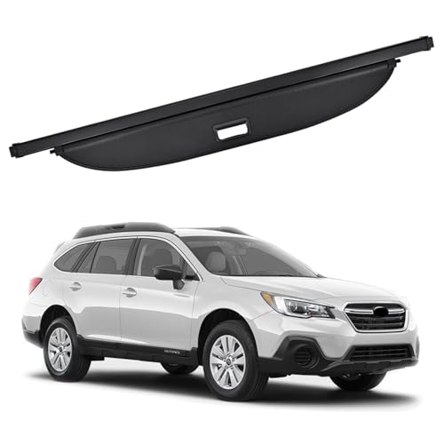 K LAKEY Trunk Cargo Cover for Outback 2015-2019, Retractable UV-resistan Leather Cover, Privacy Security Shade, Anti - Peeping Retractable, Outback Cargo Cover Accessories