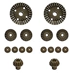 Treehobby 12T 24T 30T Motor Driving Gear Planet Gear Differential Gear Combo Set for WLtoys 12428 12423 1/12 RC Car Upgrade Parts (16 PCS)