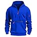 boys hoodies size 14-16,Boys Half Zip Hoodies Casual Fall Winter Fashion Long Sleeve Hooded Sweatshirts Baggy Comfy Y2k Pullover Tops Teens Preppy Warm Outwear with Pockets B-Blue 8-9 Years