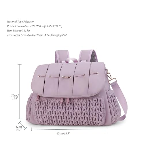 Mochila para pañales de gran capacidad que soluciona la falta de espacio en los viajes con bebés 5