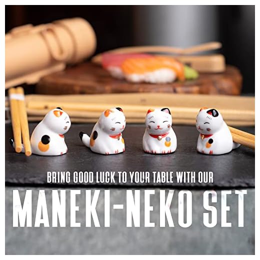 Alas Complete 20 Piece Sushi Making Set - Kit for Beginners & Pros with Knife, 2 Mats, Rice Bazooka and Dipping Plate