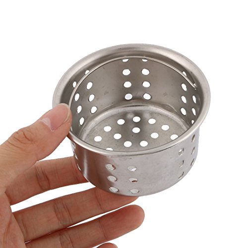 Colador para fregadero de acero inoxidable uxcell miniatura 3