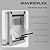 MAVRICFLEX Heavy Duty Dog Door for X-Large Dogs Up to 220LBS, Aluminum Frame Dog Door with Double Sliding Panel and 2 Soft Flaps, Easy to Install, Extra-Large, Matte Silver