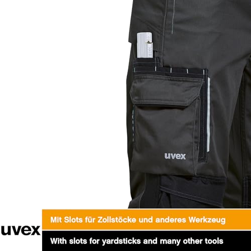 Foto von Uvex Tune-Up Männer-Arbeitshosen Lang - Cargohose für die Arbeit,Schwarz,50