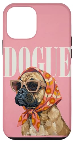 Dogue �t�����`�u���h�b�O �t�@�b�V���� �� �G�� �J�o�[ ���D�� �X�}�z�P�[�X iPhone 12 mini �p