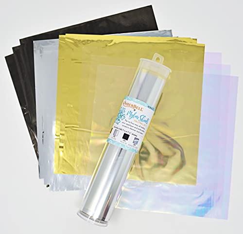 Kimberbell Embellishment Mylar Sheets - Neutral Tones: Kdkb127, Includes: 12 Mylar Sheets, Size 7 In X 7 In, Assorted Colors Available #TOP1
