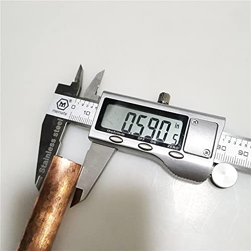 Davitu Wires & Cables - 1PCS DIY Copper bar CT002 Copper Rod Length 100mm 0.6