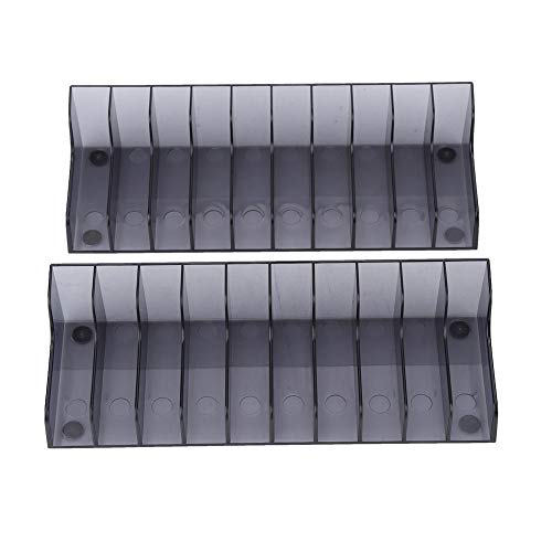 CD-Aufbewahrungsständer, 2 PCS-große Kapazitäts-Game Card Box Spiel CD-Aufbewahrungsständer Halter Halterung for PS4 / Slim/PRO