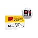 Strontium Nitro 64GB MicroSDXC UHS-I Memory Card with Adapter and Card Reader Up to 85MB/s (SRN64GTFU1C)
