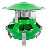 ANWENDBAR – Es eignet sich sehr gut für Kaminzubehör/Pizzaöfen/Holzöfen. Der Schornstein-Saugzugventilator erzeugt eine Absaugung und bewirkt eine schnelle Rauchfreisetzung, um zu verhindern, dass der Rauch aufgrund des schlechten Schornsteins reibungslos aus dem Schornstein entweicht.