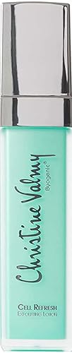 Christine Valmy Cell Refresh Loción exfoliante hidratante nutritiva AHA, 1.69 onzas
