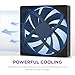 F120Q - 120mm Quiet Airflow Fans - Single - Black