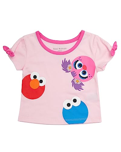 Sesame Street baby-girls 4 Piece Set - Short Sleeves T-shirt, Legging Pants With Tutu Skirt, Onepiece Bodysuit, Shorts4