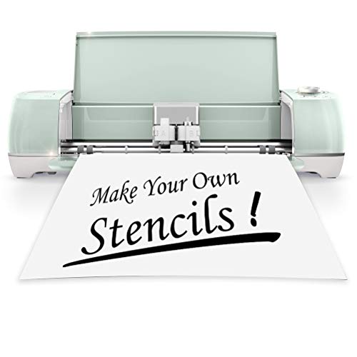 ATPWONZ 40Pcs Blank Stencil Sheets 12 x 12 inch 4 Mil Thickness Square Stencil Paper for Cricut Silhouette Machines
