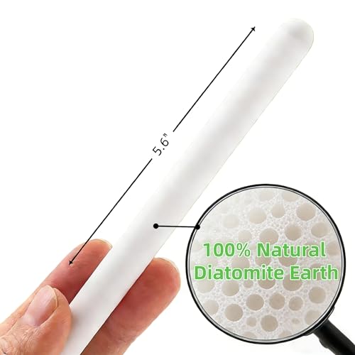Image of 6-Pack Diatomaceous Earth Drying Stick, Fast Moisture Absorber Rod for Reusable Silicone Toys & Narrow Openings, No Debris Desiccant Stick for Bathroom & Closet Dehumidifier (6)