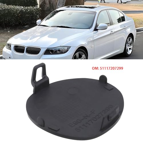 LT Easiyl Abdeckung für Abschlepphaken für Vordere Stoßstange Abdeckung für Abschlepphaken für Vordere Stoßstange Kompatibel mit BMW E90 328i 335d 335i E91 2008–2011 Nur Limousine (51117207299)