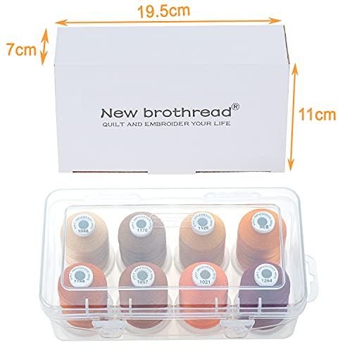 image for New brothread - 18 Options - Multi-Purpose 100% Mercerized Cotton Thre