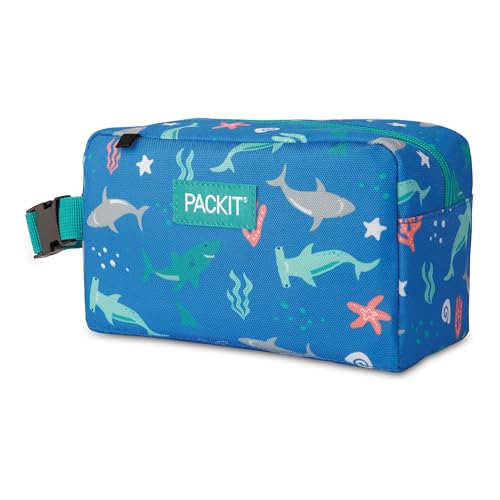 Image of PackIt Freezable Snack Box, Sea Shark, Medium (Pack of 12)